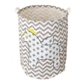 thumbnail image 3 of SIfdSeng Get it Fast Patterned Linen Laundry Hamper Without Lid Large Open Top Stylish and Breathable Fabric for Bedroom Or Bathroom Easy and Durable Design, 3 of 5