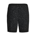 thumbnail image 5 of Fotbe Black Glitter Pajama Shorts for Men, Men's Pajama Bottoms, Sleepwear,Short Pajama Pants-Large, 5 of 9