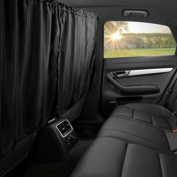 Car Privacy Curtains Car Divider Curtain Between Rear Seat Auto Blackout Curtains Car Sun Shades Side Window Covers Car Accessories for Travel Camping Nap Sleeping