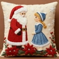 thumbnail image 6 of Eolstice Christmas Pillow Covers with Soft Fabric and Hidden Zipper Design, Decorative Cases for Home and Holiday Decor, for Sofa, Chair, and Seasonal Festivities(H), 6 of 8