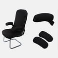 thumbnail image 1 of Lefu 2pcs Removable Chair Armrest Covers Elastic Protector Office Arm Armchair Cover, 1 of 4
