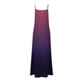thumbnail image 5 of Ovticza Womens 2024 Casual Sleeveless Sundress Plus Size Loose Tie Dye Long Summer Beach Maxi Dress Dark Purple XL, 5 of 5