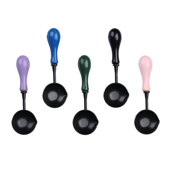 4Pcs Seal Spoon Elegant for Wedding Invitations Stamp Sealing Art Crafts A