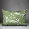 thumbnail image 3 of Creative Products Green Modern Leaf Lines 14x20 Indoor / Outdoor Pillow, 3 of 3