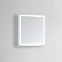 Modern Mirrors Aura Lighted Bathroom Vanity Mirror with Daylight LED Lighting and Dimmer Switch
