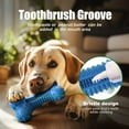 thumbnail image 2 of Dog Toys for Aggressive Chewers, Chew Toys for Medium Large Dogs, Durable Natural Rubber Toys with Bacon Flavor, Indestructible Dog Toy,Blue, 2 of 11