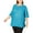 Blue, variant on NY Collection Plus Size Ruffled Sweater Black 2X