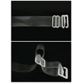 thumbnail image 4 of INSPIRE CHIC 1Pair Non-Slip Clear Bra Straps Replacement Invisible Transparent Bra Shoulder Straps Clear-White Buckle Width: 1.5cm/ 5/8", 4 of 5