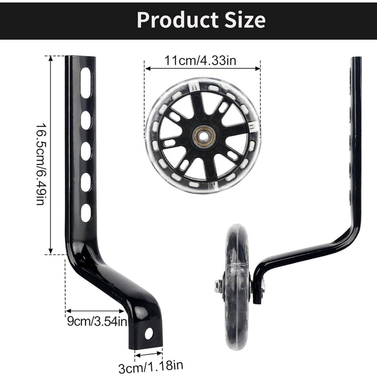 自転車トレーニンググッズ IRuiYinGo Bicycle Training Wheels for 12 14 16 18 20 inch Bike