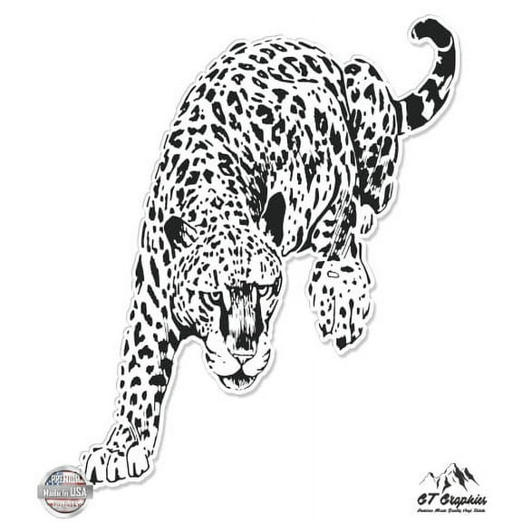 Jaguar - 3" Vinyl Sticker - For Car Laptop I-Pad Phone Helmet Hard Hat - Waterproof Decal