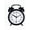 Black, variant on Double Bell Kids Alarm Clock, Classic Analog Design to Teach Children Time Management