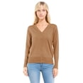 thumbnail image 5 of MixMatchy Women's Soft Basic Long Sleeve Button Down Classic V-Neck Knit Cardigan Sweater, 5 of 7