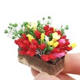 thumbnail image 2 of Planta en miniatura con flores artificiales para casa de muñecas 1/12, 2 of 5