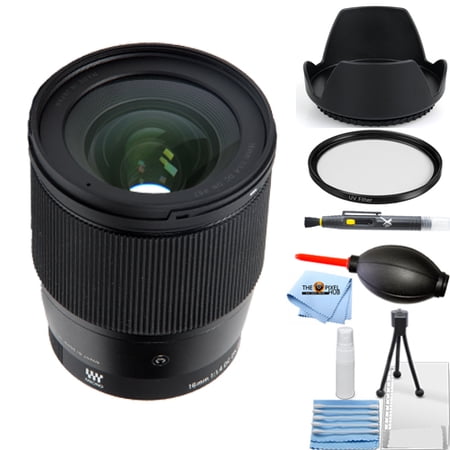 Sigma 16mm f/1.4 DC DN Contemporary Lens for Micro Four Thirds STARTER KIT