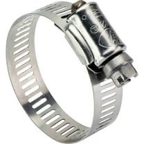 Ideal Tridon Hy-Gear 11/16 in to 1-1/2 in. SAE 16 Silver Hose Clamp Stainless Steel Screw