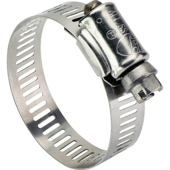 Ideal Tridon Hy-Gear 11/16 in to 1-1/2 in. SAE 16 Silver Hose Clamp Stainless Steel Screw