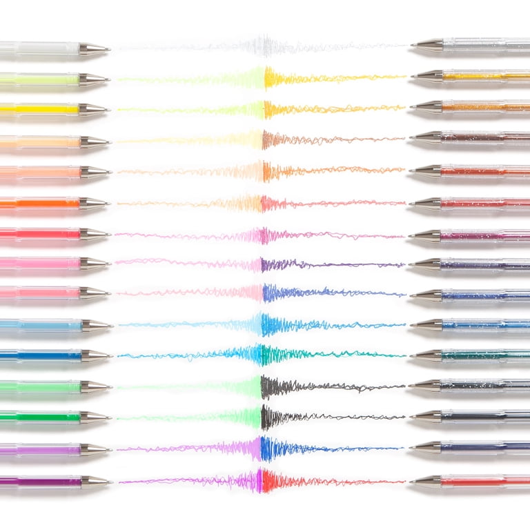 U Brands Gel Pens Assorted, 30-Count Set With Case photo 3