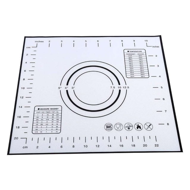Toystoory Cookie Dessert Pastry Non-stick Silicone Kneading Restaurant Tool Rolling Baking Bakery Pad Portable Mat Kitchen Type3 NO3