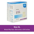 thumbnail image 5 of McKesson Ultimate Briefs, Incontinence, Maximum Absorbency, XL, 15 Count, 4 Packs, 60 Total, 5 of 11