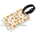 thumbnail image 2 of Kdxio Yellow Biscuit Luggage Tags Privacy Cover ID Label Suitcase Tags Identifiers For School Bags,Suitcases, 2 of 7