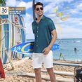 thumbnail image 5 of Men's Hawaiian Shirts Regular Fit Short Sleeve Casual Button Down Summer Tropical Beach Shirts, 5 of 7