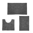 thumbnail image 1 of Decodeary Bathroom Safe And Dry With Non Slide Chenille Toilet Rugs Super Soft Mats darkgray, 1 of 6
