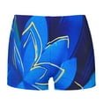 thumbnail image 7 of Baqcunre Swim Bottoms for Women Shorts, Womens Swimwear Ethnic Printed Bikini Bottom Swim Shorts 1Pc Swimming Shorts Blue L, 7 of 7