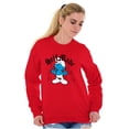 thumbnail image 4 of Funny Novelty Self Made Smurf Fire Sweatshirt for Men or Women Brisco Brands M, 4 of 6