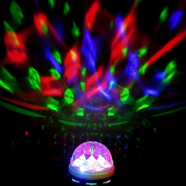 USB Disco Light – Voice-Activated Party Lamp With Rotating Colorful Patterns, DJ Night Light For Home & Holiday Decor