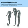 thumbnail image 6 of biOrb Aquarium Décor Seahorse Set of 3 - Ceramic, Metallic Black, 6 of 8