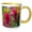Yellow/White, variant on 3drose, Colorado, Jones Pass, Alpine Wildflowers with Paintbrush, 15oz Two-tone Yellow Mug