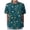 Dark Green, variant on TOWMUS Floral Summer Tops Blouses Women's Summer Lapel Print Cotton and Linen Top Shirts for Women Linen Ladies Blouses White