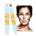 thumbnail image 4 of MERIGLARE 2 in 1 Highlighter Pencil Bronzer Stick Concealer Shadow Comestic 01 White, 4 of 9