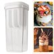 thumbnail image 4 of Frasco sellado para yogur, taza de cereal con colador de malla fina y tapa hermética para yogur griego, preparación de comidas y almacenamiento, apto para lavavajillas, 400 mL, 4 of 9