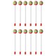 thumbnail image 1 of 12 Piezas de Palitos de Mazo de Tambor de Piruleta, Martillo Redondo de ArcoíRis, Palillos de PercusióN, para NiñOs, Juguete Musical de Mazo para NiñOs, 1 of 5