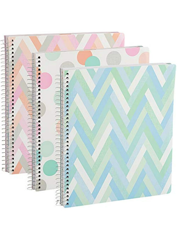 5Subject Spiral Notebooks in Spiral Notebooks