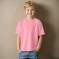 thumbnail image 2 of NOLDARES Boys Graphic T-Shirt, Cotton Short Sleeve Crewneck Tee for Active Play, Soft Daily Wear Youth(Light Pink,7-8 Years), 2 of 8