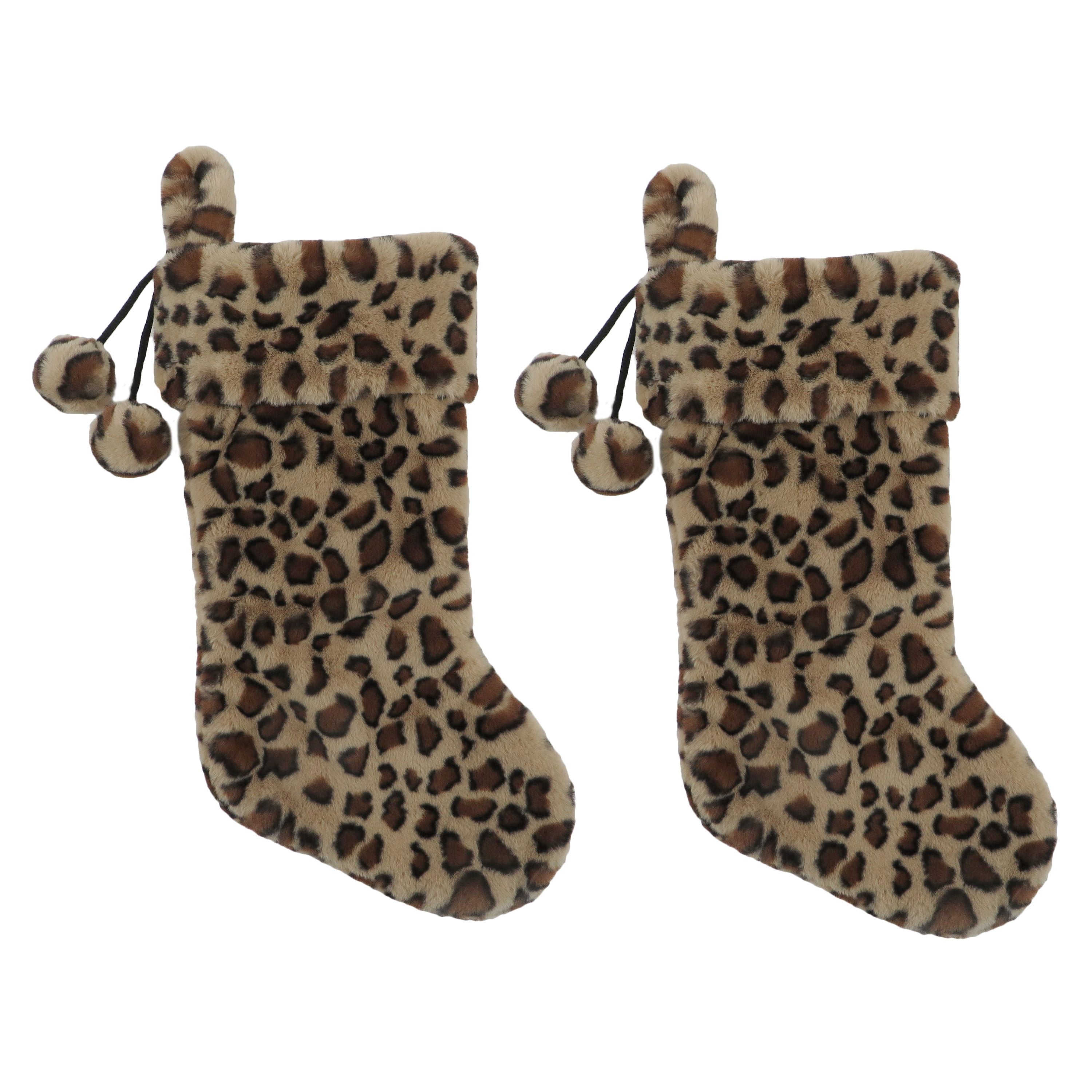 Holiday Time Assorted Colors Christmas Stockings, 20" (2 Count) - Walmart.com
