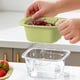 thumbnail image 5 of Cesta escurridora de verduras | Colador de alimentos de doble capa | Material ABS apto para uso alimentario | Diseño apilable que ahorra espacio | Lavador de frutas y ensaladas | Herramienta de, 5 of 8
