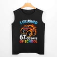 thumbnail image 3 of I Crushed 100 Days of School Men'S Muscle T-Shirt, Sleeveless, Muscle Tank Tee Top L, 3 of 7