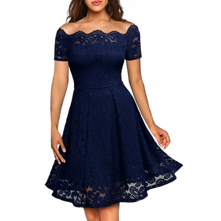 MIUSOL Women's Vintage Evening Cocktail Party Dresses for (Best Dress For Wedding For Sister Of Bride)