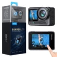 thumbnail image 2 of AKASO Action CAM 4K60FPS - Cámara subacuática (20 MP, 60 m, Resistente al Agua, estabilización Supersuave, Hielo 4.0, WiFi, Gran Angular de 150°, 4 Zoom, 8 x Slo-mo, 2 baterías de 1550 mAh, 8 Lite), 2 of 5