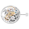 thumbnail image 3 of Kit de movimiento de reloj blanco 2824, herramienta de reparación de pieza de reloj de movimiento de reloj mecánico hueco, 3 of 10