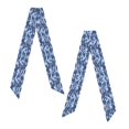 thumbnail image 7 of Navy Digital Blue Camouflage Hair Scarf for Women Fashion Headscarf Wrap Neck Scarves For Handbag Accessories, 7 of 7