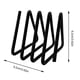 thumbnail image 5 of Estante para tablas de cortar, organizador vertical de metal negro para encimera de cocina, soporte de hierro para tapa de olla, ahorrador de espacio, 5 of 8