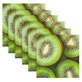 thumbnail image 6 of Qxltty Kiwi Fruit Pattern Napkins 20×20in Perfect for Parties Dinners Weddings Cocktail Housewarming Cloth Napkins Set of 4, 6 of 8