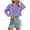Purple 1, variant on Kaemgyyd Women's Casual Sweatshirts Loose Long Sleeve Striped Cropped Pullover Lightweight Top Fall Trendy Clothing