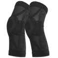 thumbnail image 4 of 2 piezas transpirable deporte rótula anticolisión rótula protector pierna manga equipo protector negro L, 4 of 10
