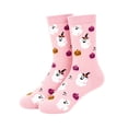 thumbnail image 2 of Soft Fuzzy Socks for Women Coral Fleece Halloween Funny Novelty Fluffy Bat Slipper Socks Ladies Home Hosiery Gift, 2 of 7