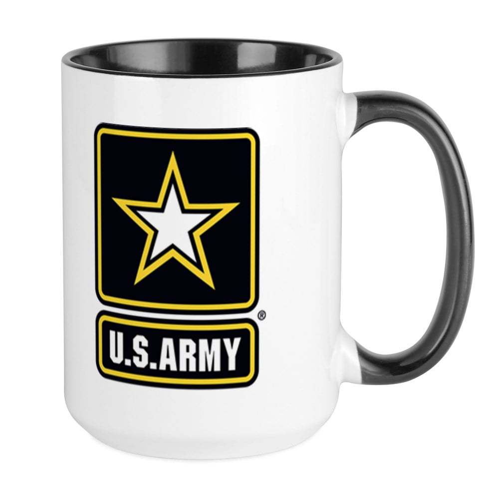 CafePress U.S. Army Mugs 15 oz Ceramic Large Mug